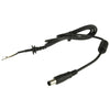 Cable de alimentación macho CC de 7,4 x 5,0 mm para adaptador de portátil HP, longitud: 1,2 m (negro)