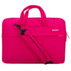 POFOKO Bolsa para computadora portátil de un solo hombro portátil de 12 pulgadas para computadora portátil (Magenta)