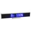 Tablero interior de la muestra del mensaje de desplazamiento móvil del LED programable, Resolución de pantalla: 128 x 16 píxeles, longitud: 41 cm