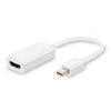 Cable adaptador Mini DisplayPort a HDMI hembra (blanco)