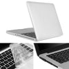 ENKAY para Macbook Pro de 13,3 pulgadas (versión de EE. UU.) / A1278 Hat-Prince 3 en 1 Estuche protector de plástico duro esmerilado con protector de teclado y tapón de polvo de puerto (blanco)