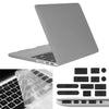 ENKAY para Macbook Pro Retina 13,3 pulgadas (versión de EE. UU.) / A1425 / A1502 Hat-Prince 3 en 1 Estuche protector de plástico duro esmerilado con protector de teclado y tapón antipolvo de puerto (gris)