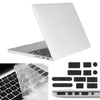 ENKAY para Macbook Pro Retina 13,3 pulgadas (versión de EE. UU.) / A1425 / A1502 Hat-Prince 3 en 1 Estuche protector de plástico duro esmerilado con protector de teclado y tapón antipolvo de puerto (blanco)