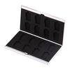 Caja protectora de tarjeta de memoria 16 en 1 para tarjetas 16 TF (plateado)