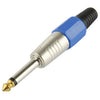 Adaptador de conector TRS de cable de serpiente de parche de micrófono de enchufe macho de 6,35 mm