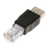 Adaptador AF RJ45 macho a USB (negro)