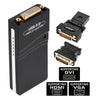 Adaptador USB 2.0 a VGA, DVI, HDMI, Resolución: 1920 * 1080 (Negro)