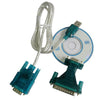 USB a RS232 Cable macho de 9 pines y RS232 9P hembra a RS232 Adaptador macho de 25 pines con un solo chip