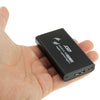 Disco de estado sólido mSATA de 6 gb / s SSD a USB 3.0 Caja de disco duro (negro)