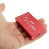 Caja de disco duro SSD a USB 3.0 de disco de estado sólido mSATA de 6 gb / s (rojo)