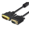 VGA 15 pines macho a DVI 24 + 5 pines macho cable 1,5 m