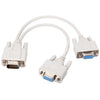 Cable divisor VGA SVGA HDB15 macho a 2 hembra