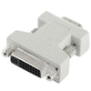 Adaptador convertidor DVI-I 24 + 5 pines hembra a VGA macho de 15 pines