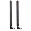 2 PCS B593 5dBi SMA Macho 4G LTE Antena de enrutador (Negro)
