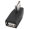 Adaptador USB 2.0 AM a AF con ángulo de 90 grados, función OTG compatible