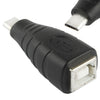 Adaptador micro USB macho a USB BF (negro)