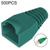 Cubierta de tapa de botas de cable de red para RJ45, verde (500 unidades en un paquete, el precio es por 500 unidades) (verde)
