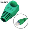 Cubierta de tapa de botas de cable de red para RJ45, verde (100 unidades en un paquete, el precio es por 100 unidades) (verde)