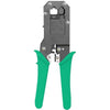 8P8C Herramienta de alicates para engarzar en red con mango (verde)