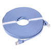 Cable LAN de red Ethernet plano ultrafino CAT6, longitud: 20 m (azul)