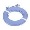 Cable LAN de red Ethernet plano ultrafino CAT6, longitud: 15 m (azul)