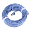 Cable LAN de red Ethernet plano ultrafino CAT6, longitud: 30 m (azul)