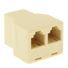 Divisor de teléfono RJ11 hembra a 2 hembras