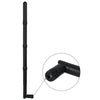 Antena de red masculina inalámbrica 15DBi RP-SMA (edición de tapa blanda) (negro)