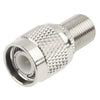 Conector F Hembra a TNC Macho (Plateado)