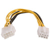 Cable de extensión de alimentación macho de 8 pines a hembra de 8 pines