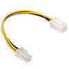Conector de cable de extensión de fuente de alimentación ATX de 4 pines macho a hembra