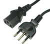 Cable de alimentación estándar de Italia para PC de escritorio de CA de 3 puntas, longitud del cable: 1,5 m