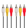 Cable AV RCA estéreo de audio y video de buena calidad, longitud: 1,5 m
