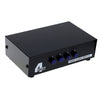 Caja de conmutación AV RCA de 4 puertos de entrada 1 salida de audio y video