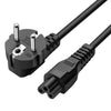 Cable de alimentación de CA para portátil de alta calidad, estilo UE, de 3 puntas, longitud: 1,8 m