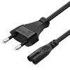 Cable de alimentación de CA para portátil de alta calidad con 2 puntas, longitud: 1,5 m