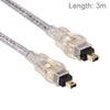 Cable Firewire IEEE 1394 de 4 pines a macho de 4 pines chapado en oro, longitud: 3 m