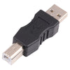 Adaptador USB AM a BM (Negro)