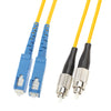 Puente de fibra óptica monomodo de doble núcleo SC-FC, longitud: 3 m
