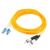 Puente de fibra óptica monomodo de doble núcleo LC-FC, longitud: 3 m