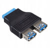 2 x Adaptador USB 3.0 AF a 20 pines