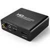 HDV-339 Full HD HDMI a DVI + Adaptador convertidor de audio estéreo analógico / coaxial digital (negro)