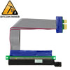 Cable de extensión flexible del adaptador de tarjeta vertical PCI-E Express 16X a 1X