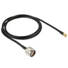 Cable convertidor N macho a RP-SMA, longitud: 100 cm (negro)