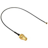 Cable flexible U.fl / IPX a RP SMA hembra para red wifi, longitud del cable: 18 cm