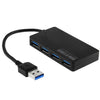 Indicador LED HUB USB 3.0 de velocidad estupenda portátil de 4 puertos, intercambio en caliente de 5 Gbps, señal clara USB3.0