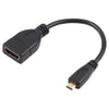 Cable Adaptador Micro HDMI Macho a HDMI Hembra de 17cm