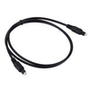 Cable Toslink de fibra óptica de audio digital, longitud del cable: 1 m, diámetro exterior: 4,0 mm (chapado en oro)