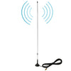 NAGOYA UT-108UV SMA Antena móvil magnética de doble banda femenina para Walkie Talkie, Longitud de la antena: 50 cm
