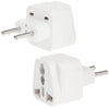 Adaptador de enchufe portátil de EE. UU. A la UE Convertidor de viaje